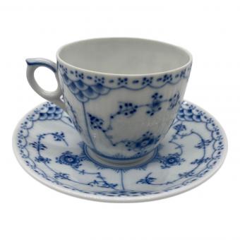 ROYAL COPENHAGEN (ロイヤル・コペンハーゲン) カップ&ソーサー ブルーフルーテッド・ハーフレース