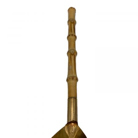 京都有次 (キョウトアリツグ) クッキングツール 真鍮 竹柄チリレンゲ穴あき・真鍮 竹柄チリレンゲ 穴なし .