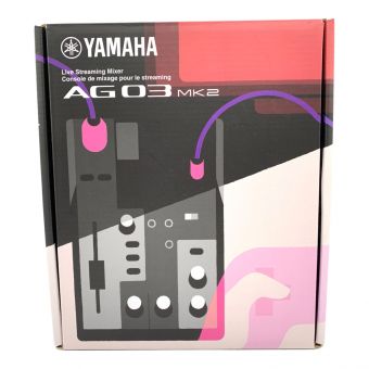 YAMAHA (ヤマハ) ライブストリーミングミキサー AG03MK2 - 未使用品