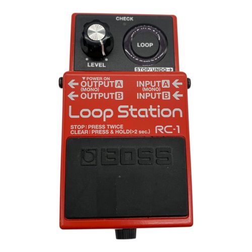 BOSS (ボス) LOOP STATION レッド 本体のみ RC-1 日本製 動作確認済み