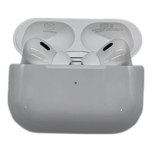 Apple (アップル) AirPods Pro (2nd generation) ホワイト JPLQ3XQMWG モデル：A2698 MQD83J/A USB-typeC 動作確認済み