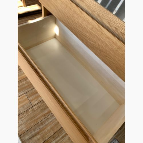 UNICO (ウニコ) チェスト ナチュラル 3段 ステンレス天板 LOM ユニット Ｗ800