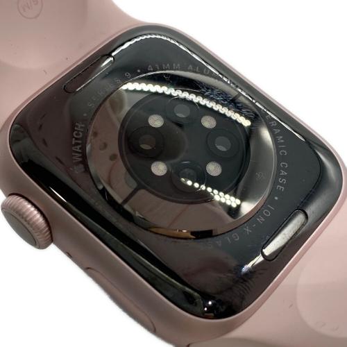 Apple (アップル) Apple Watch Series 9 MR933J/A GPSモデル ケースサイズ:41㎜ 〇 バッテリー:Sランク(100%) 程度:Aランク J57WVKXPKC
