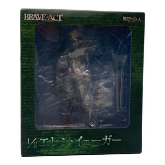 BRAVE-ACT 1/8スケールフィギュア 開封済み 箱ダメージ有 エレン・イェーガー