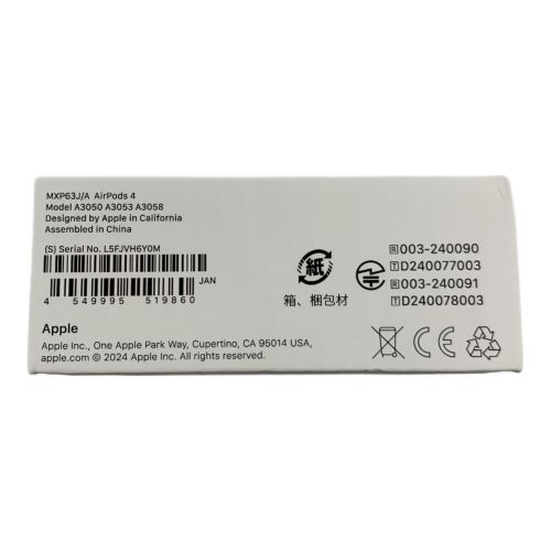 Apple (アップル) ワイヤレスイヤホン L5FJVH6Y0M MXP63J/A