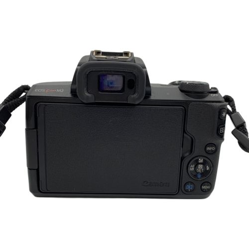 CANON デジタル一眼レフカメラ DS126843 EOS kiss M2 ダブルズームキット 2410万画素 APS-C 専用電池 SDXCカード対応 ISO100～25600 1/4000～30秒 111051000708