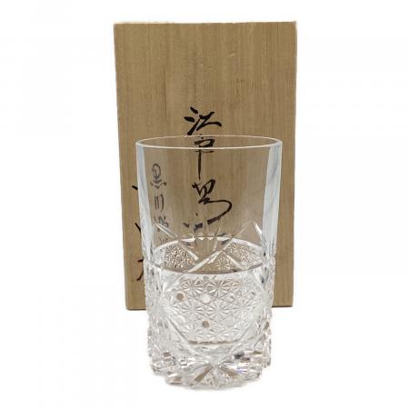 希少 美品 江戸切子 黒川昭男 棗 小物入れ ボンボニエール 一口 冷酒 グラス 江戸切子 (エドキリコ) 切子グラス 黒川昭男｜トレファクONLINE