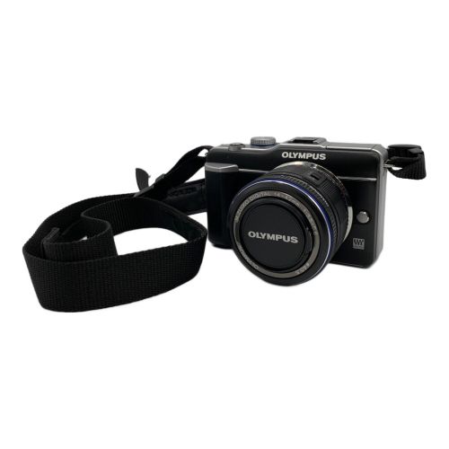 OLYMPUS (オリンパス) ミラーレス一眼カメラ PEN Lite ダブルズームキット E-PL1 1230万画素 フォーサーズ 専用電池 SDHCカード対応 ISO200～3200 B2W516980