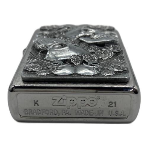 ZIPPO (ジッポー) オイルライター Skull and Roses