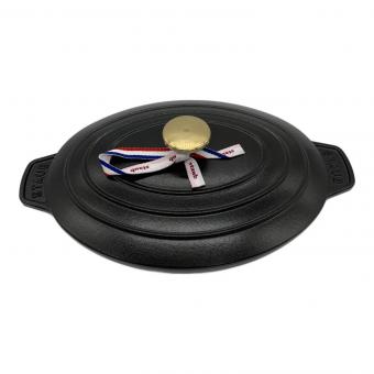 Staub (ストウブ) オーバルホットプレート ブラック 23×17 40509-582