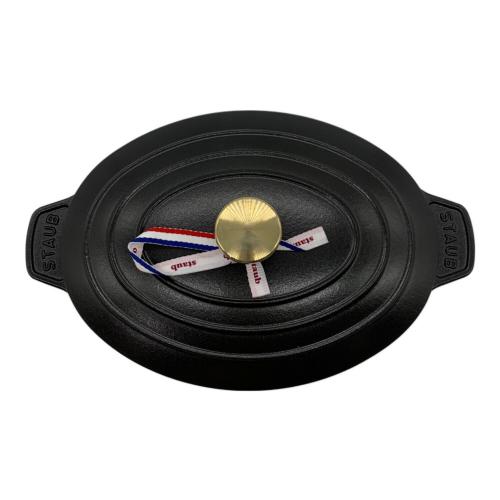 Staub (ストウブ) オーバルホットプレート ブラック 23×17 40509-582