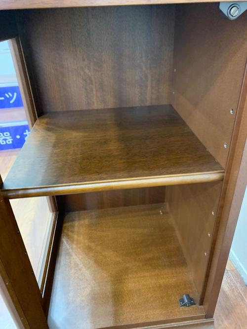 MARUNI (マルニ) ガラスキャビネット ブラウン 地中海シリーズ