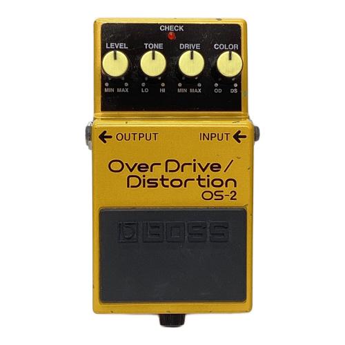 BOSS (ボス) オーバードライブ/ディストーション OverDrive/Distortion OS-2 台湾製 動作確認済み
