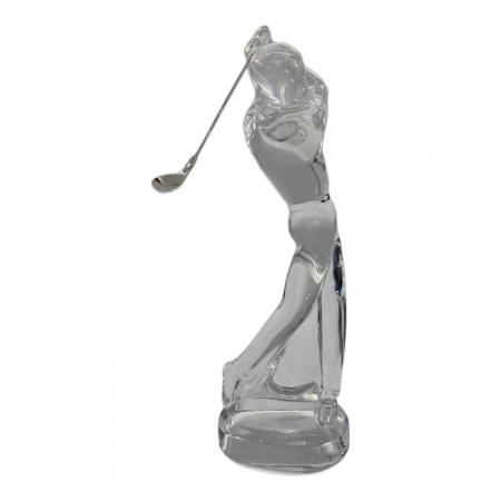 ☆【バカラ】レディースゴルファー　クリスタルフィギア　美品☆ Baccarat (バカラ) ガラス細工 ゴルファー スウィング｜トレファクONLINE