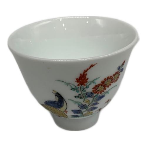 柿右衛門 (カキエモン) 湯冷まし・湯呑セット 鶉文