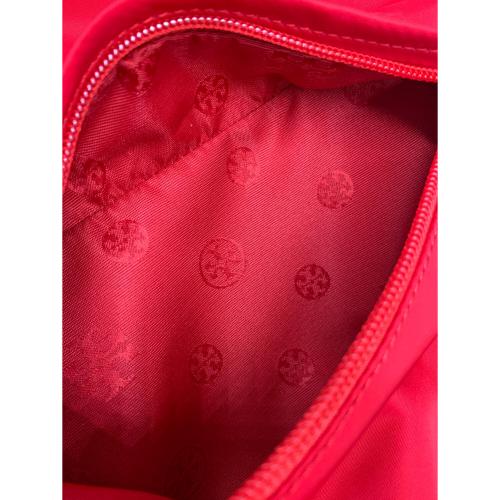 TORY BURCH (トリーバーチ) トレッキング レッド ELLA BACK PUCK ナイロン