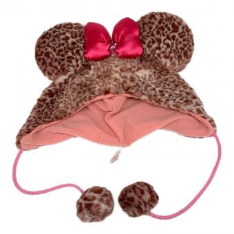 ヒョウ柄ファンキャップ 13年製 ピンク