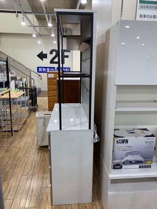 綾野製作所(AYANO) (アヤノセイサクショ) レンジボード ホワイト×ブラック×ナチュラル 185 KNシリーズ