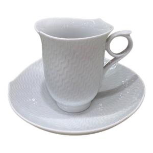 Meissen (マイセン) コーヒーカップ 波の戯れホワイト