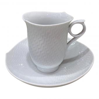 Meissen (マイセン) コーヒーカップ 波の戯れホワイト