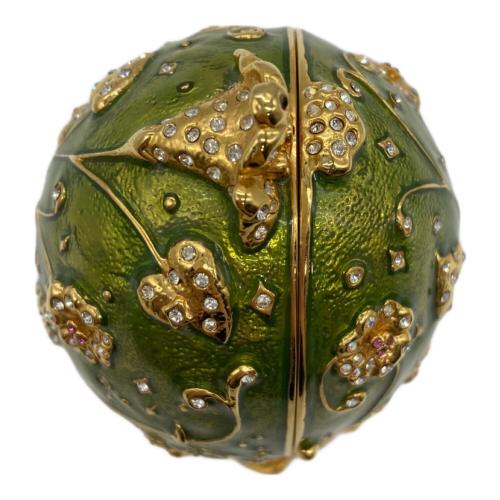 ティンカーベルエッグフィギュリン　※補修跡。傾き有