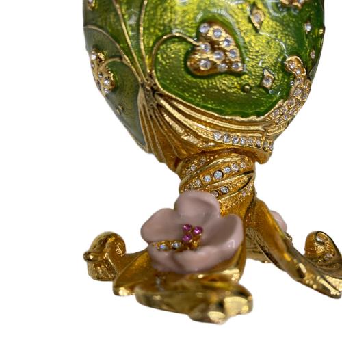 ティンカーベルエッグフィギュリン　※補修跡。傾き有