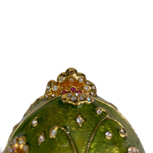 ティンカーベルエッグフィギュリン　※補修跡。傾き有