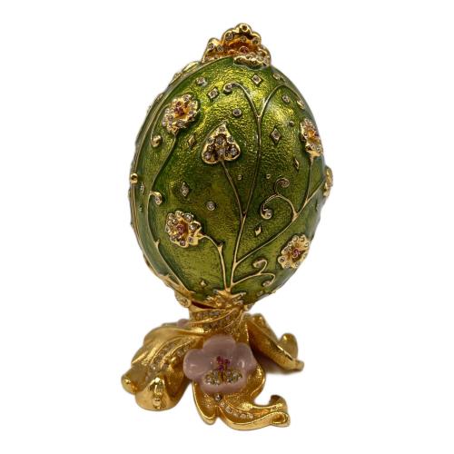 ティンカーベルエッグフィギュリン　※補修跡。傾き有