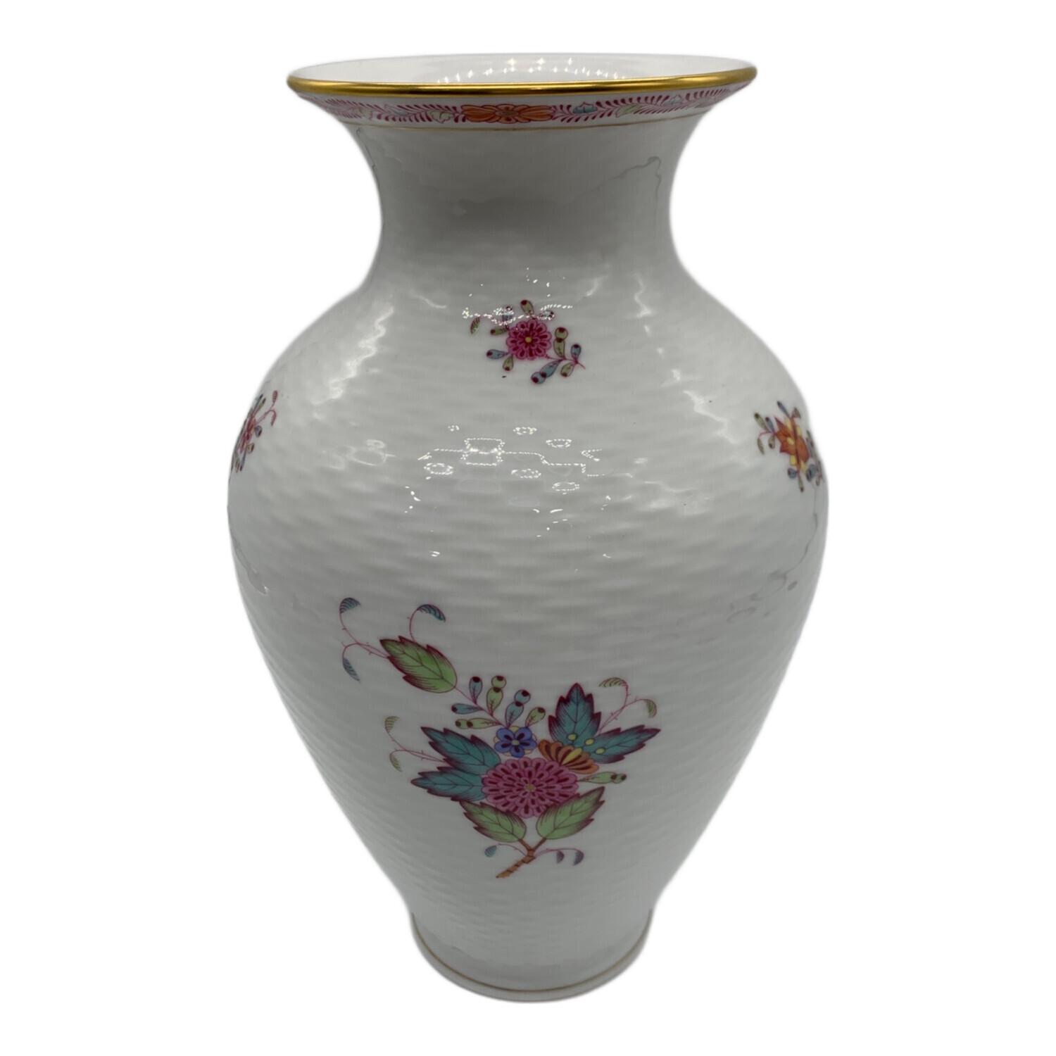 Y2880-3 ヘレンド アポニーピンク フラワーベース 花瓶 高さ22.5㎝ Y2880-3 ヘレンド アポニーピンク フラワーベース 花瓶 高さ22.5㎝