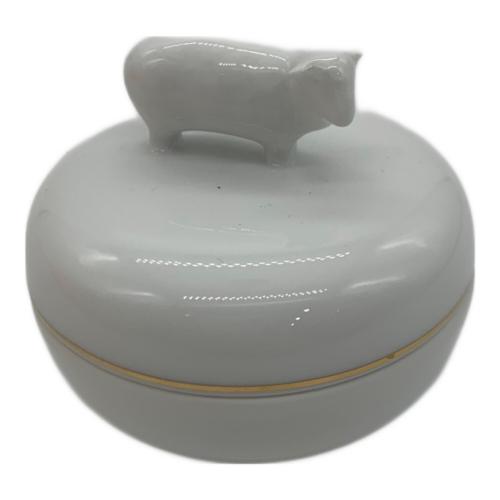 大倉陶園 (オオクラトウエン) 「未」（ひつじ）干支香合