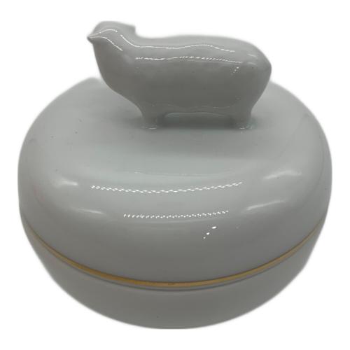 大倉陶園 (オオクラトウエン) 「未」（ひつじ）干支香合