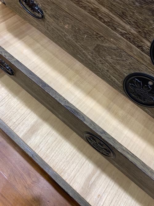 桐タンス ブラウン 5段 木製