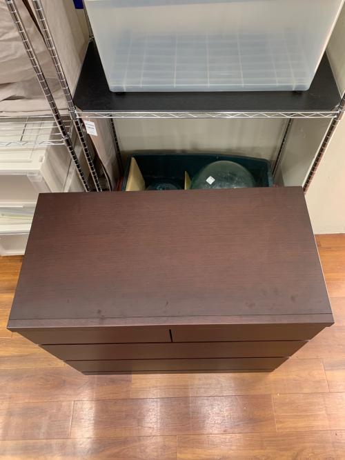 加藤木工 (カトウモッコウ) ローチェスト IDC取扱 3段 ナラ材 モエ ローチェスト90