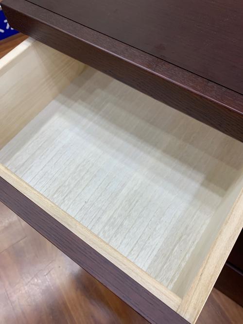 加藤木工 (カトウモッコウ) ローチェスト IDC取扱 3段 ナラ材 モエ ローチェスト90