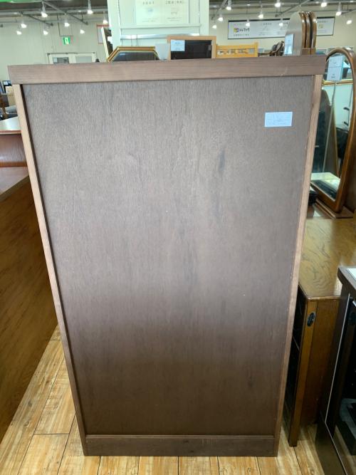 加藤木工 (カトウモッコウ) ハイチェスト75 ダークブラウン IDC取扱 6段 ナラ モエ