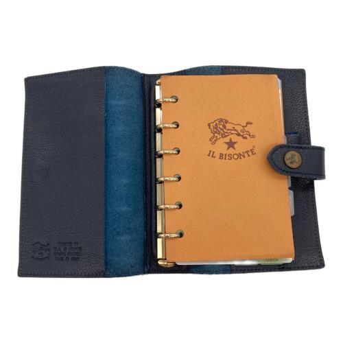 IL BISONTE (イル ビゾンテ) 手帳カバー ネイビー