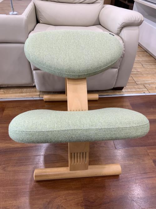 RYBO (リボ) バランスチェアー グリーン×ナチュラル 1人掛け