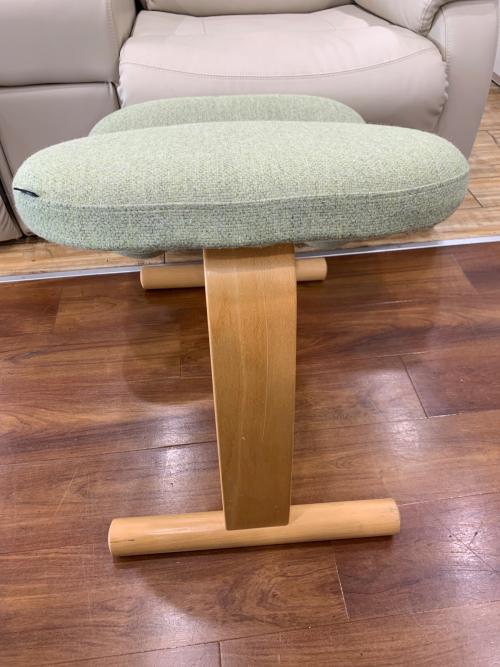 RYBO (リボ) バランスチェアー グリーン×ナチュラル 1人掛け