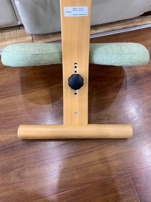 RYBO (リボ) バランスチェアー グリーン×ナチュラル 1人掛け