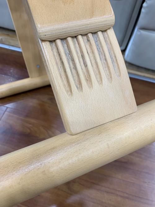 RYBO (リボ) バランスチェアー グリーン×ナチュラル 1人掛け