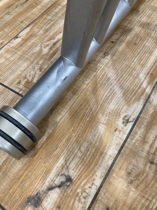 OZZIO ITALIA リフティングテーブル ベージュ×グレー SALISCENDI