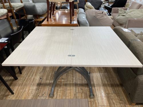 OZZIO ITALIA リフティングテーブル ベージュ×グレー SALISCENDI