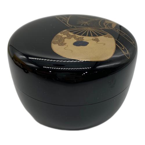 平棗 団扇蒔絵 坂下雄峰作