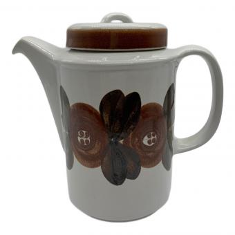 ARABIA (アラビア) コーヒーポット ホワイト×ブラウン Ulla Procope ロスマリン