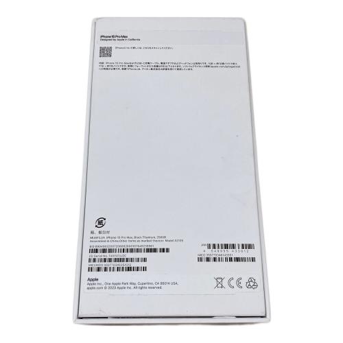 Apple (アップル) iPhone15 Pro Max MU6P3J/A 256GB