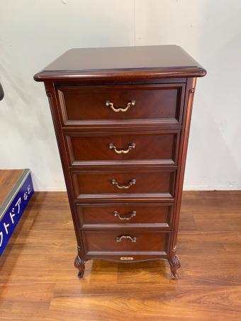 東海家具 (トウカイカグ) 5段チェスト ブラウン