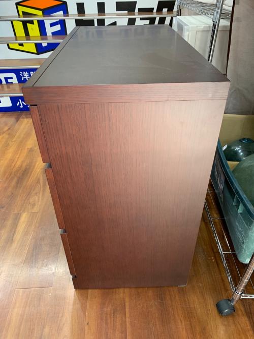 加藤木工 (カトウモッコウ) ローチェスト IDC取扱 3段 ナラ材 モエ ローチェスト90