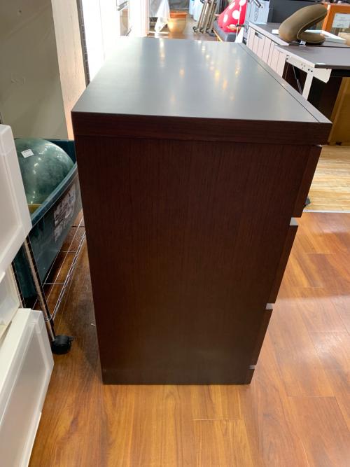 加藤木工 (カトウモッコウ) ローチェスト IDC取扱 3段 ナラ材 モエ ローチェスト90