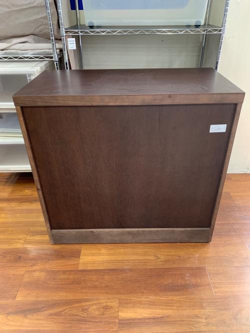 加藤木工 (カトウモッコウ) ローチェスト IDC取扱 3段 ナラ材 モエ ローチェスト90