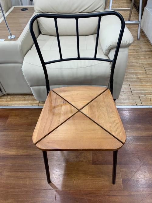 IKEA (イケア) ダイニングチェアー ブラウン×ブラック 309 ANTNAS